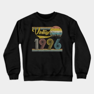 Classic 24th birthday gift for men women Vintage 1996 Crewneck Sweatshirt